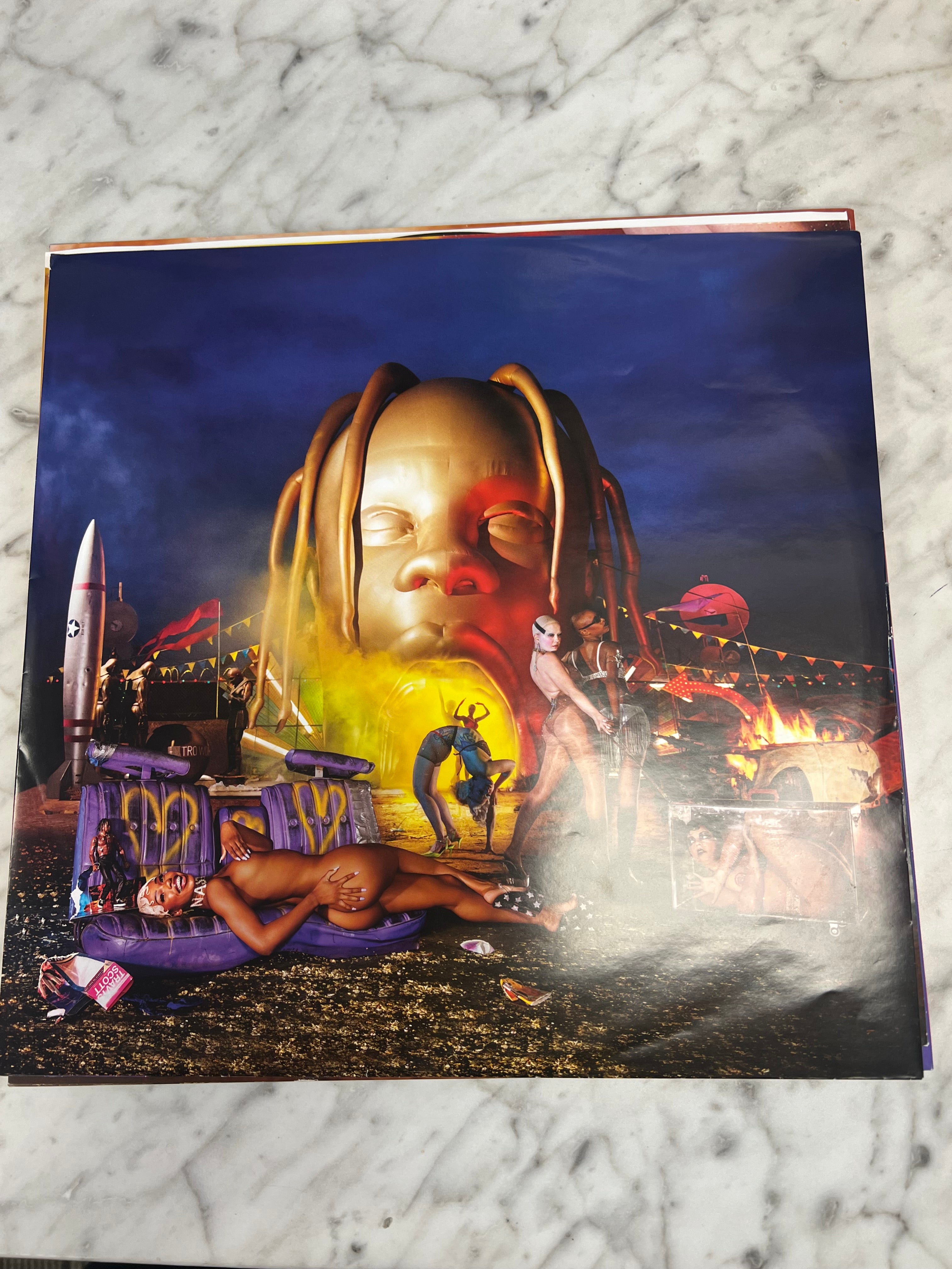 Travis Scott shops Astroworld Vinyl