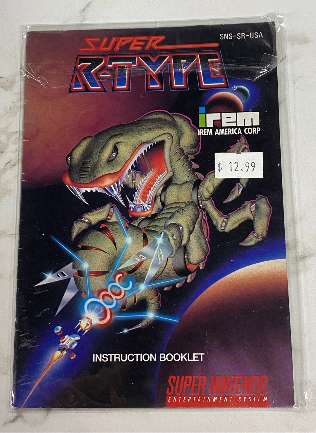 Super R-Type - SNES Manual ONLY MO61126