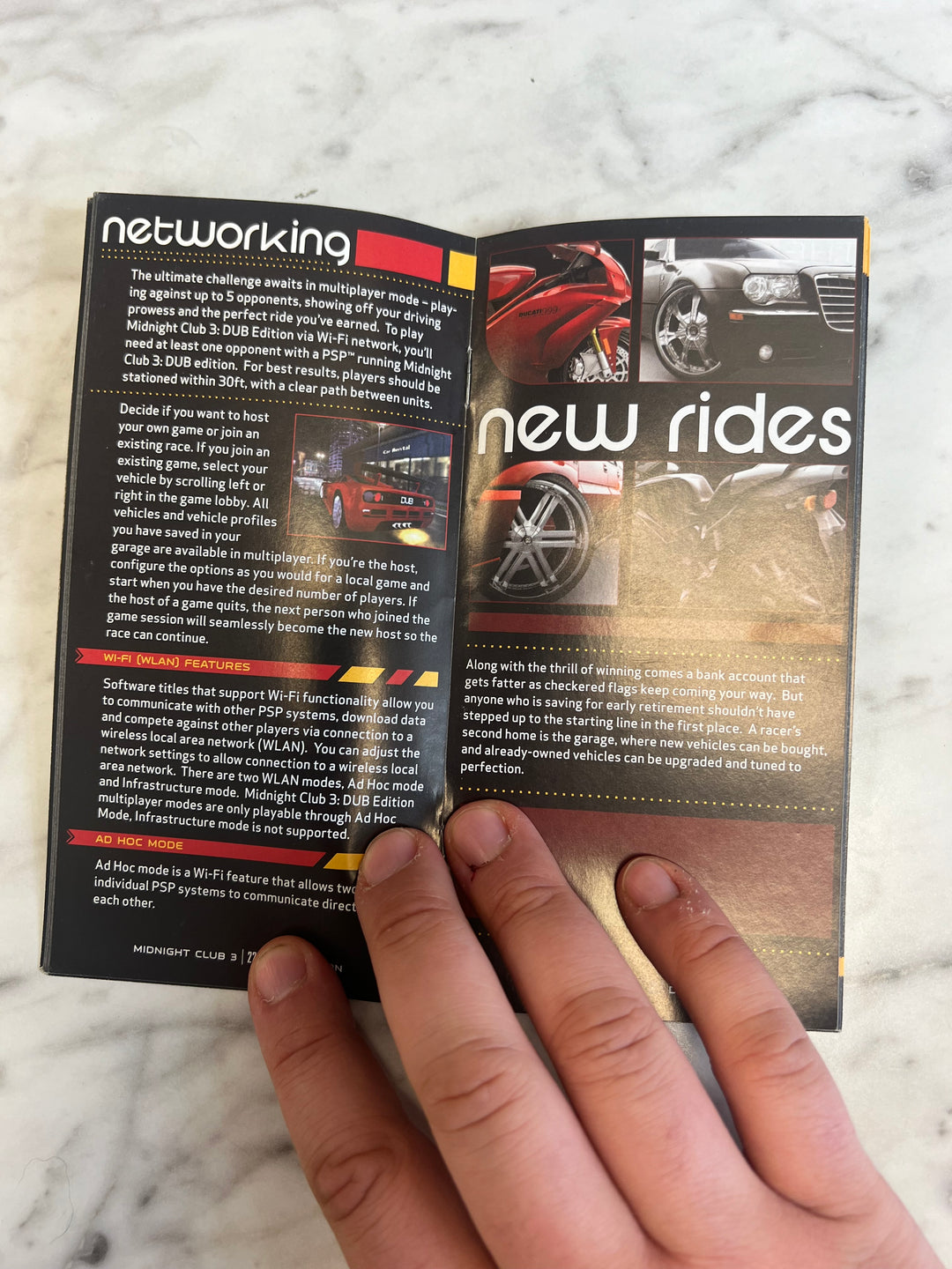 Midnight Club 3 Dub Edition for PSP Playstation Portable MANUAL ONLY MO92324