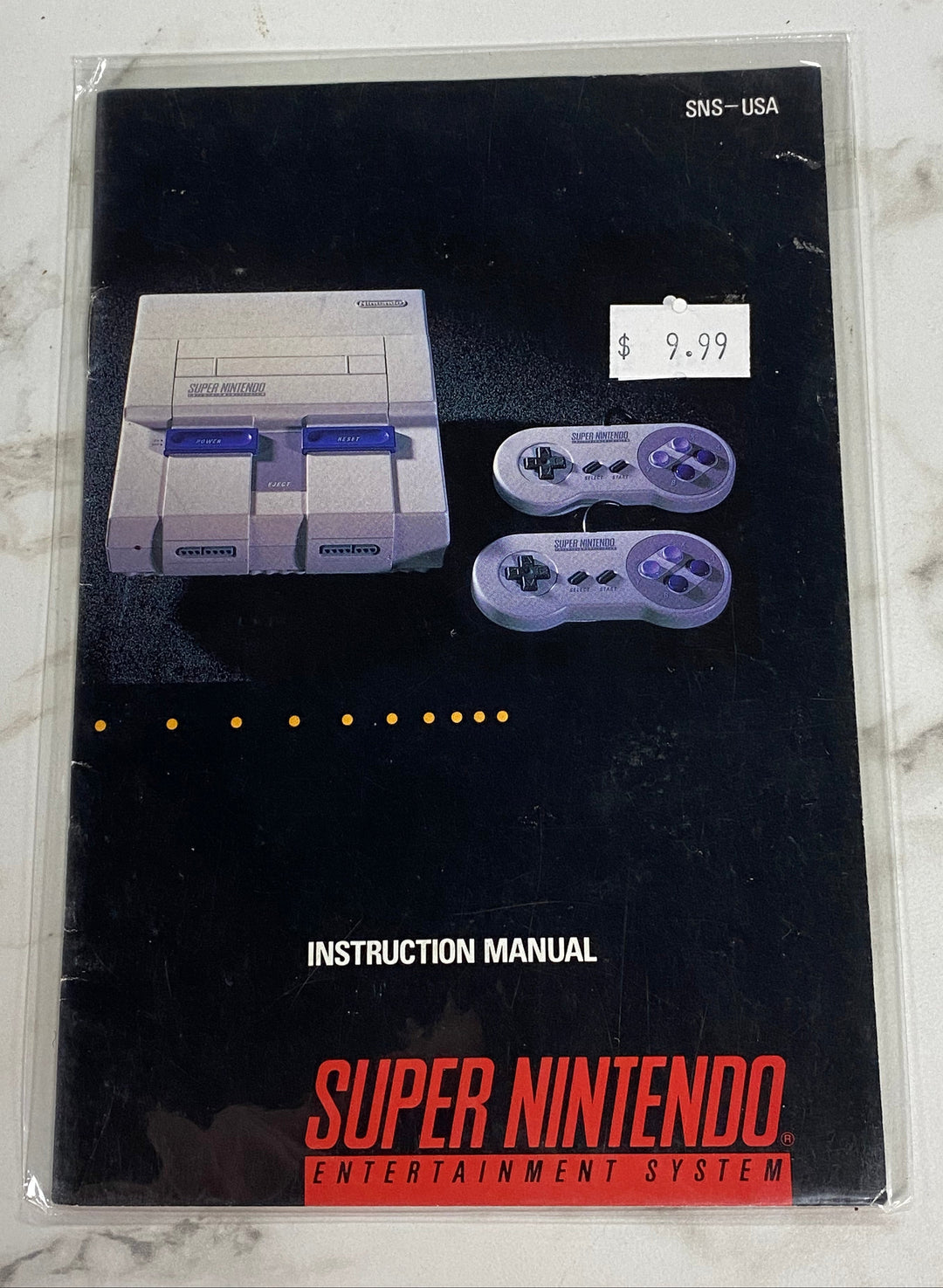 Super Nintendo Instruction Manual - SNES Manual MO61126