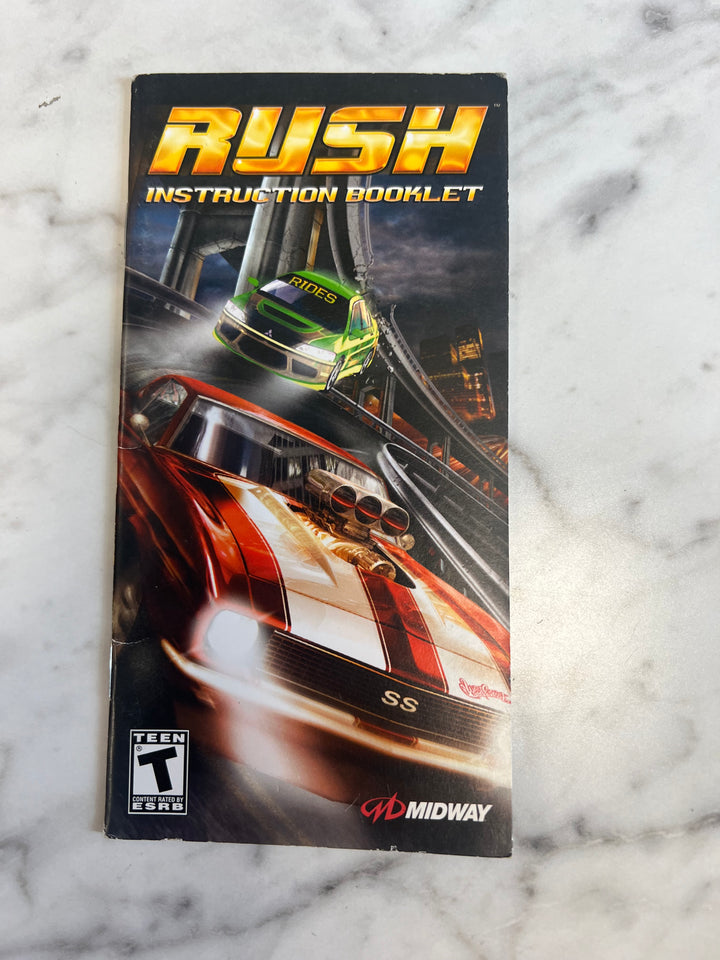 Rush for PSP Playstation Portable MANUAL ONLY MO92324