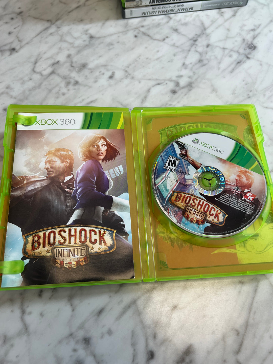 Bioshock Infinite for Microsoft Xbox 360 in case. Tested and Working.     DO61124