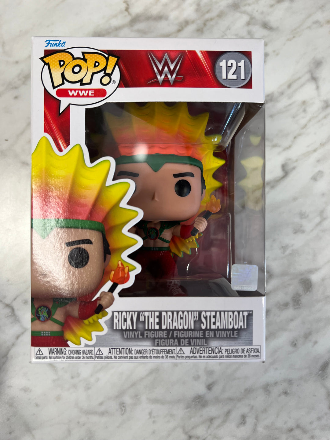 Funko Pop! Ricky "The Dragon" Steamboat #121 WWE Wrestling  FP122224