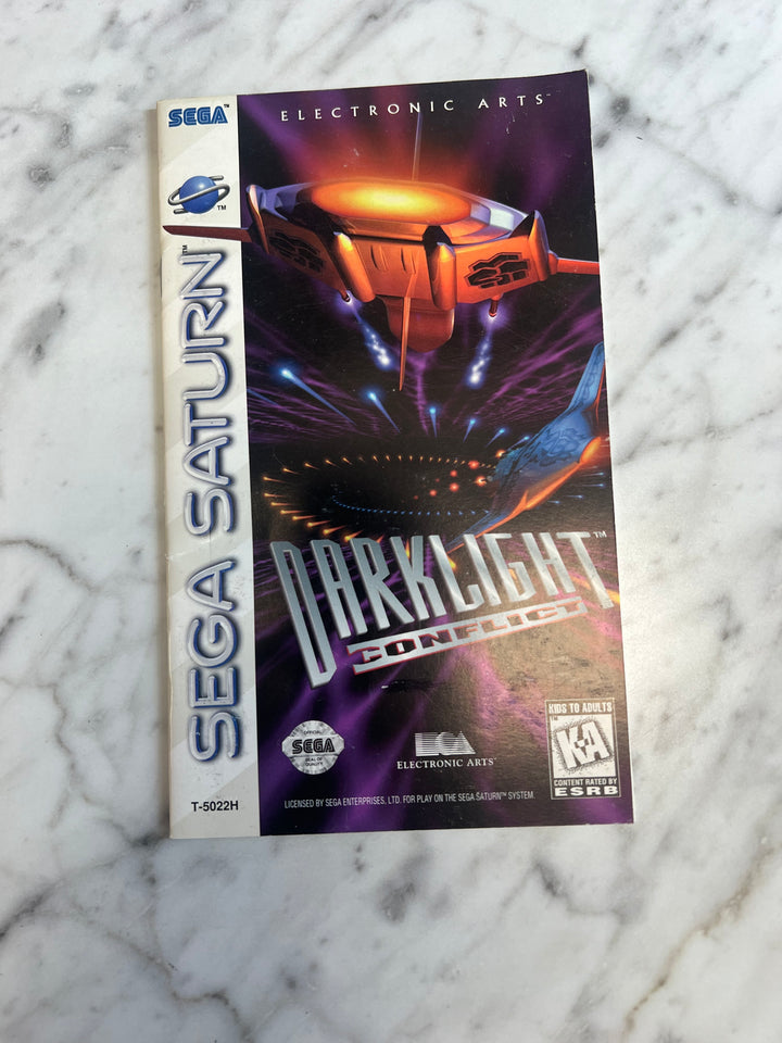 Darklight Conflict for Sega Saturn MANUAL ONLY MO92324