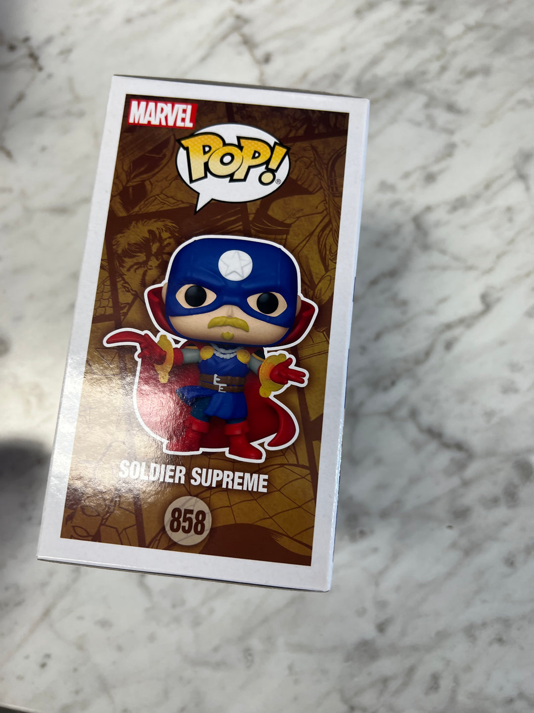 Funko Pop! Soldier Supreme #858 Marvel Infinity Warps  FP122224