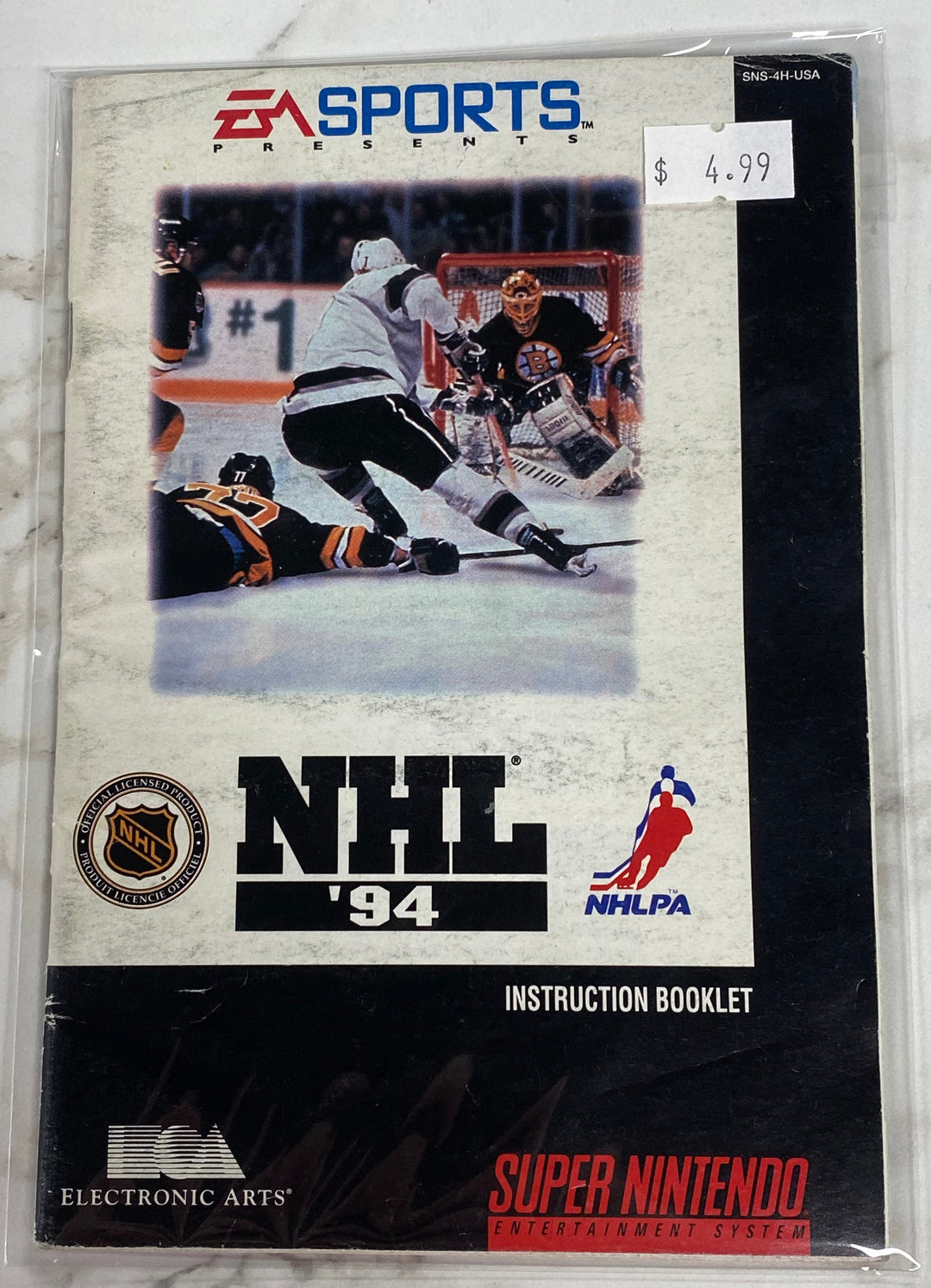 NHL 94 - SNES MANUAL ONLY MO61126