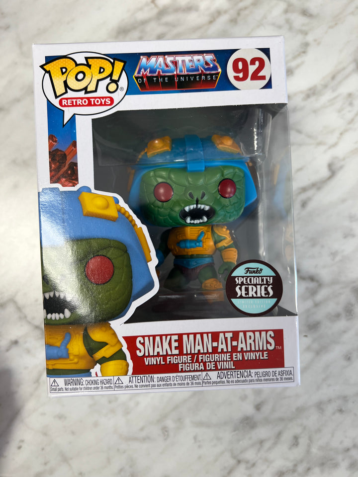 Funko Pop! Snake Man-at-Arms #92 Specialty Series Masters of the Universe FP122224