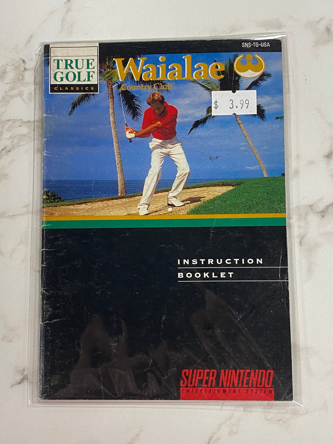 Waialae Country Club - SNES MANUAL ONLY MO61126