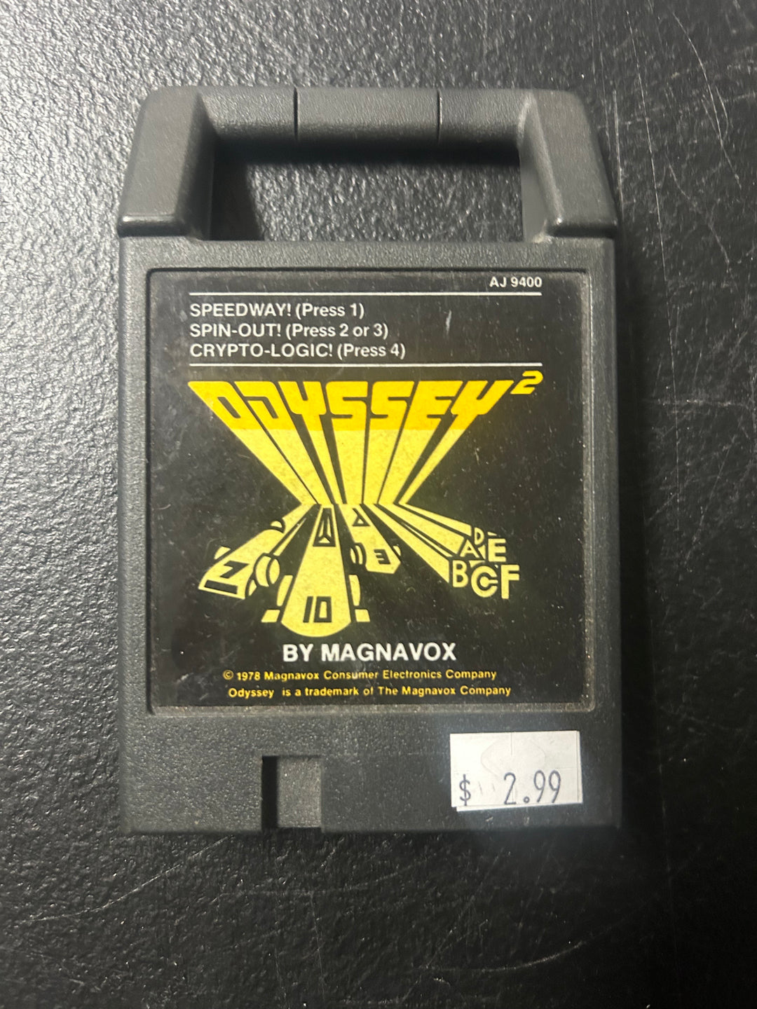 Speedway & Spinout & Crypto-Logic - Magnavox Odyssey 2 AT121925