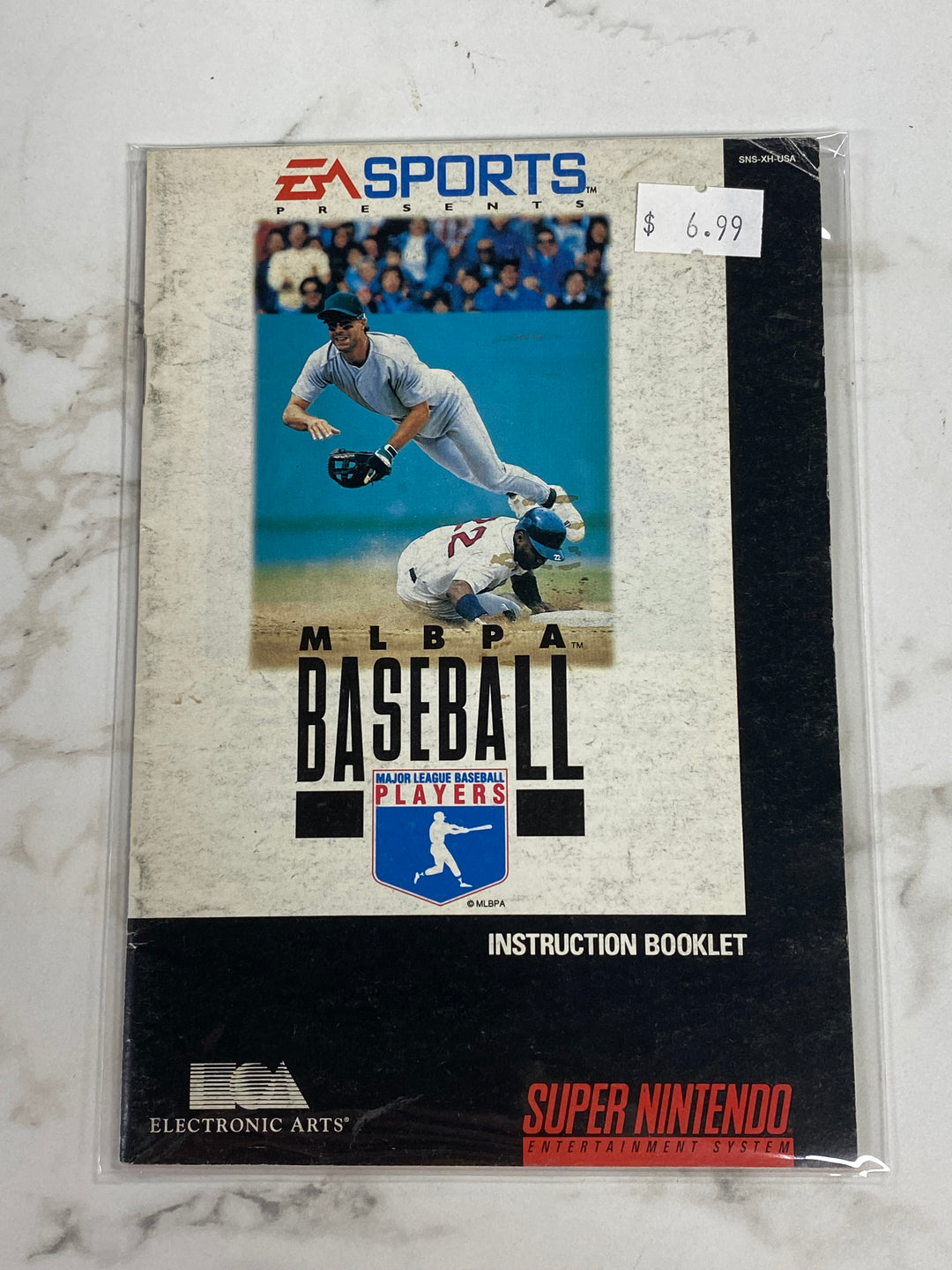 MLBPA Baseball - SNES MANUAL ONLY MO61126
