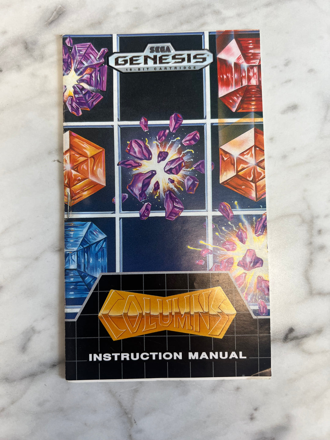 Columns for Sega Game Gear MANUAL ONLY MO92324