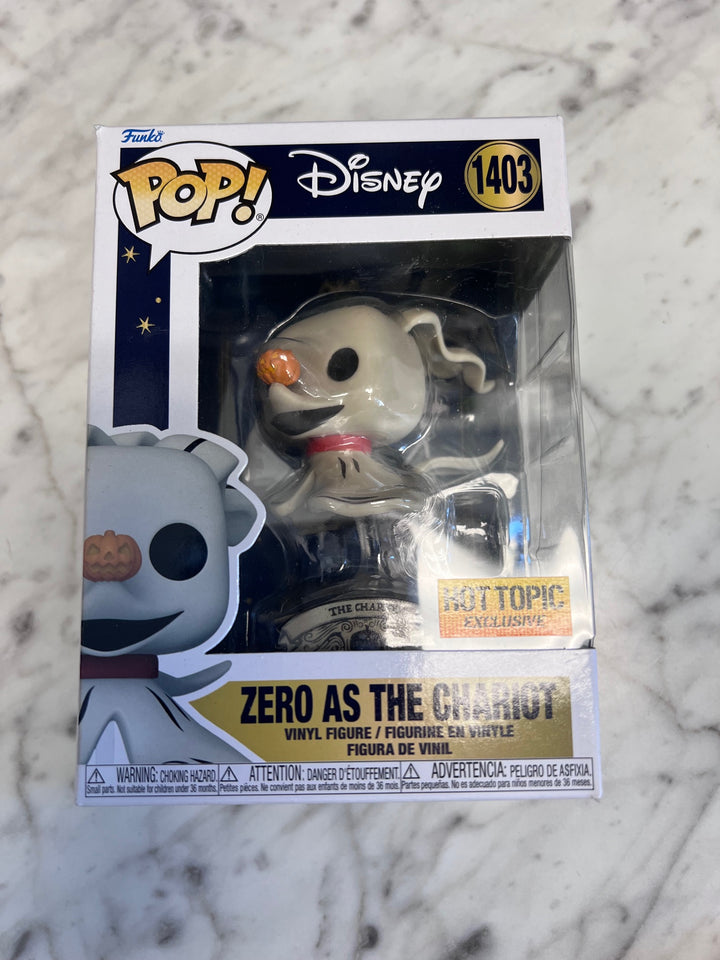 Funko Pop! Zero as the Chariot #1403 Nightmare Before Christmas Hot Topic Exclusive FP10525