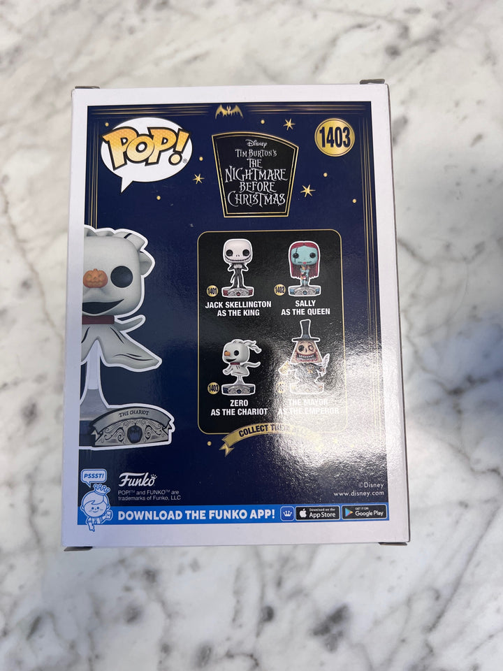 Funko Pop! Zero as the Chariot #1403 Nightmare Before Christmas Hot Topic Exclusive FP10525