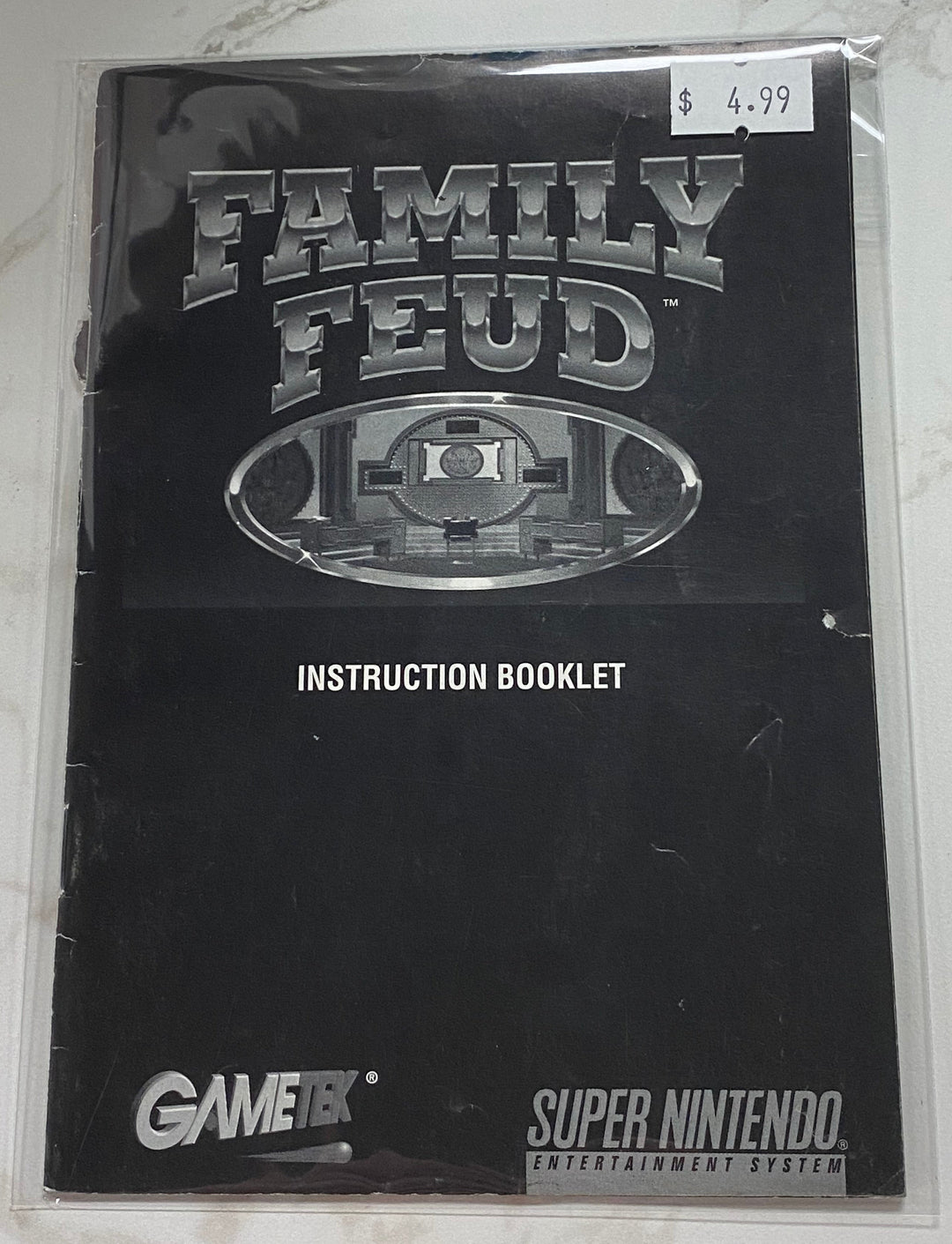 Family Feud - SNES Super Nintendo MANUAL ONLY MO61126