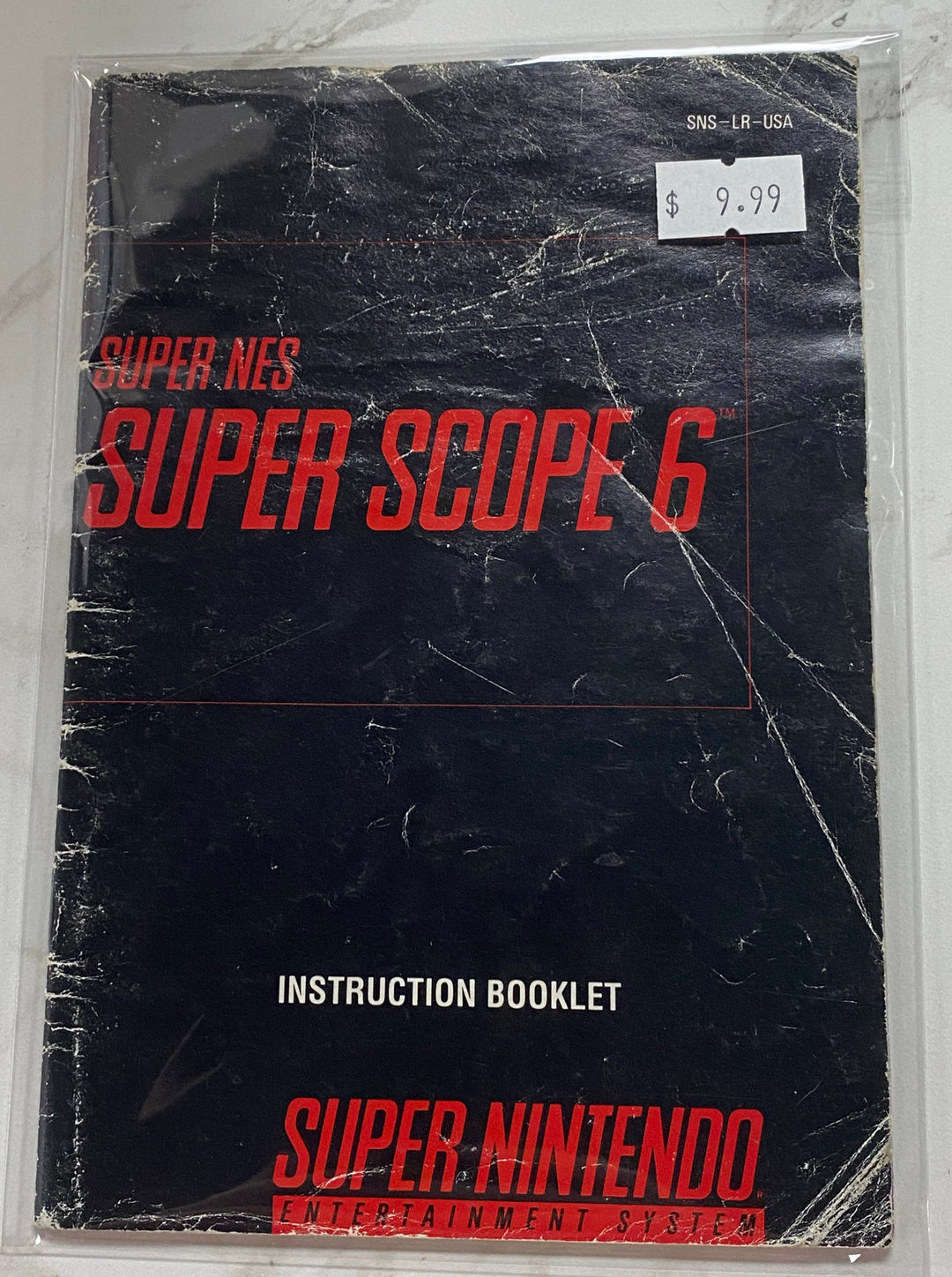 Super Scope 6 - SNES Super Nintendo MANUAL ONLY MO61126