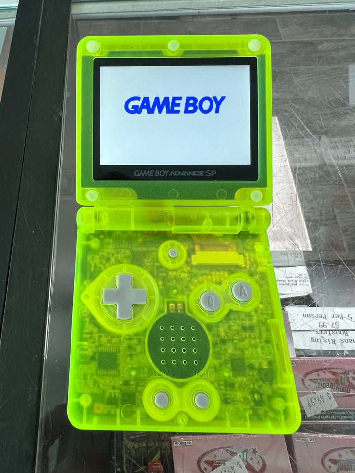 Game Boy Advance SP Console w/ new shell & IPS Screen (Select a Color)