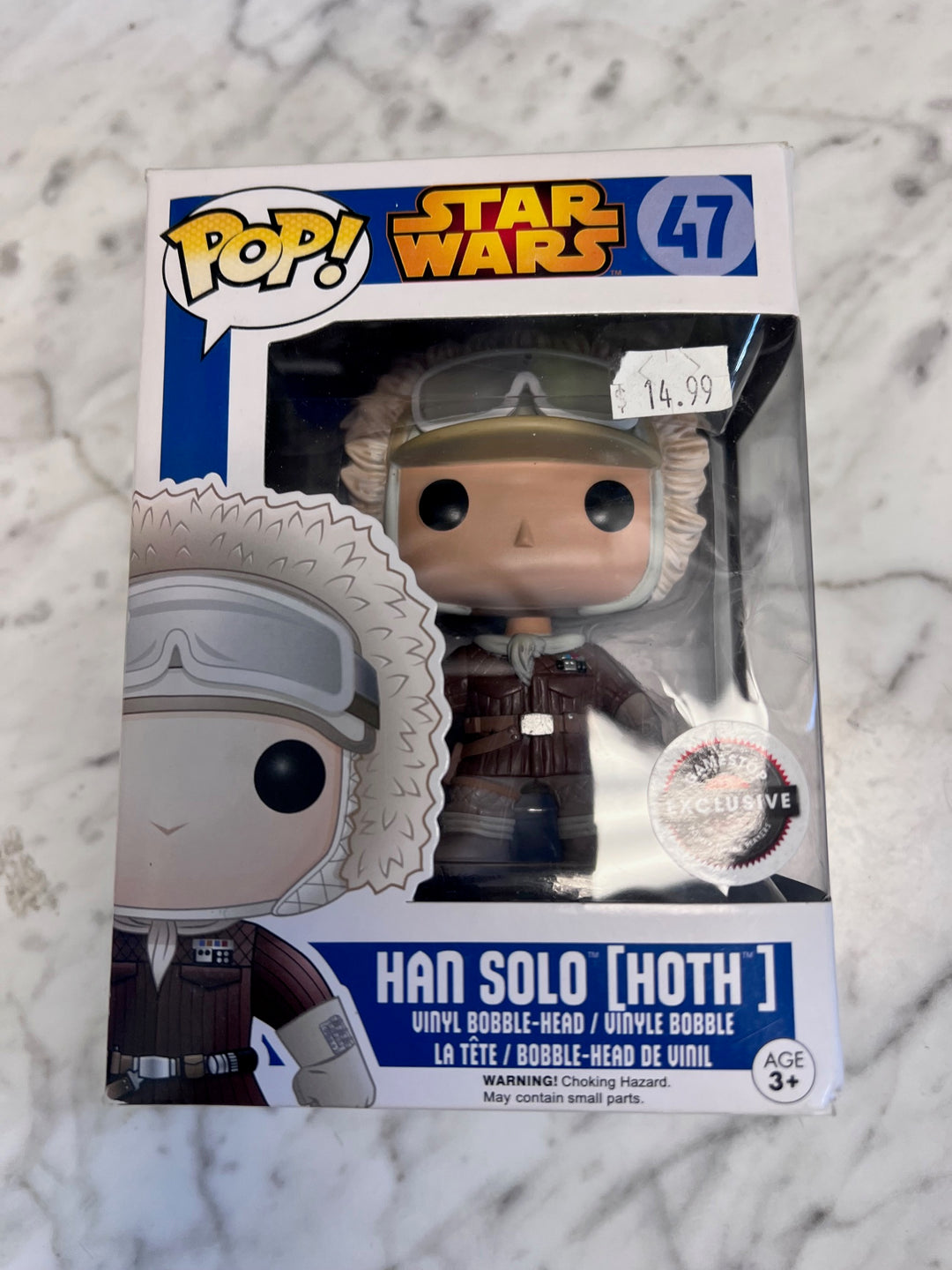 Funko Pop! Han Solo (Hoth) #47 Gamestop Exclusive Squished Box FP10525
