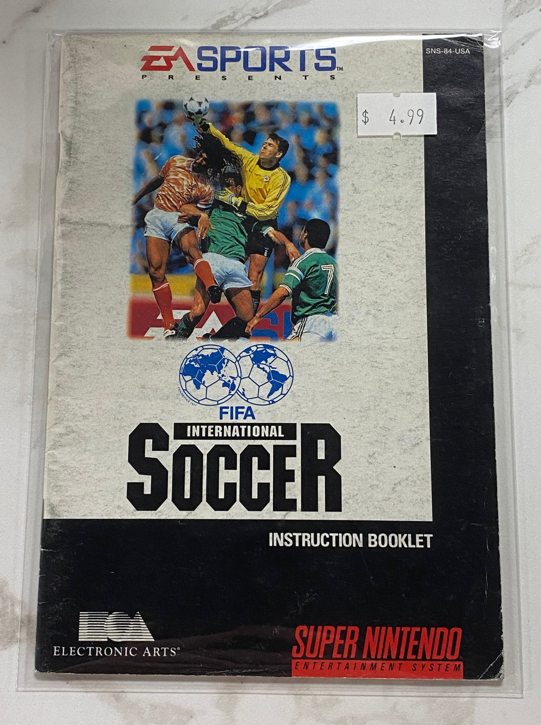 FIFA International Soccer - SNES Super Nintendo MANUAL ONLY MO61126