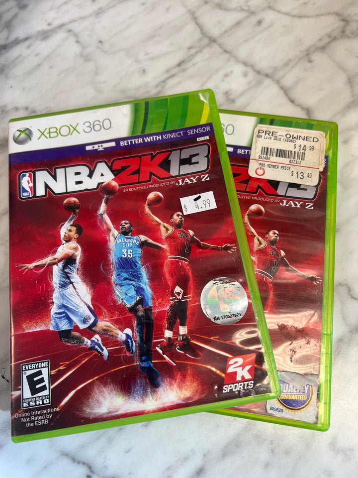 NBA 2K13 for Microsoft Xbox 360 in case. Tested and working.     DO61024