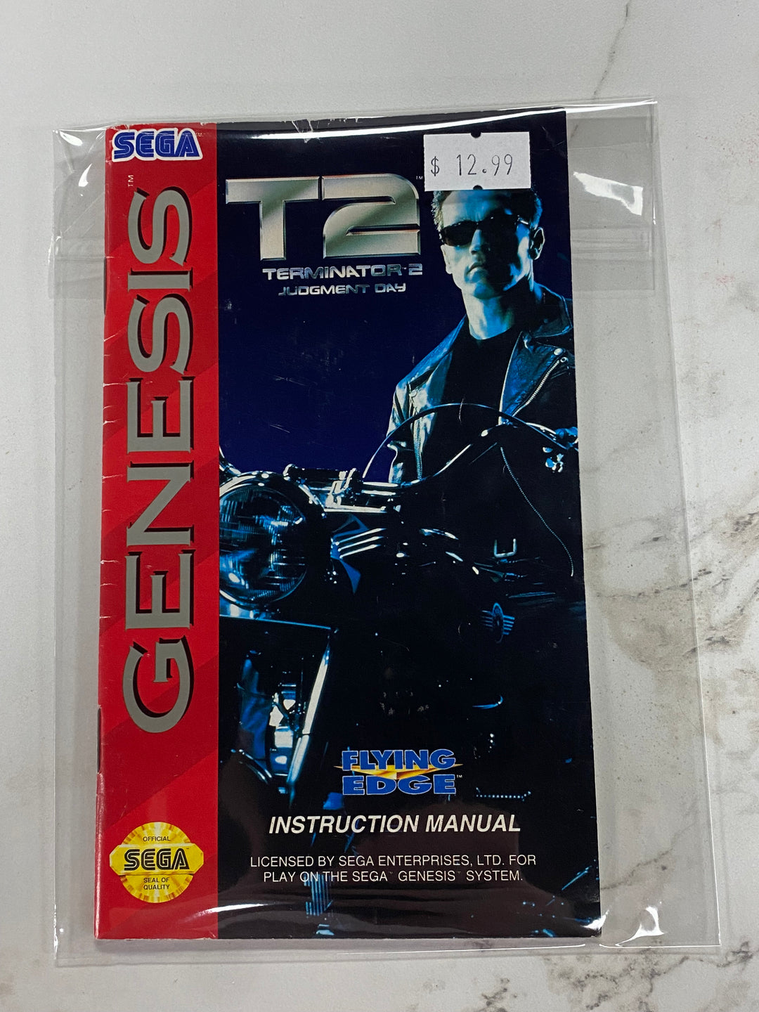 Terminator 2 Judgement Day  - Sega Genesis Manual ONLY MO61226