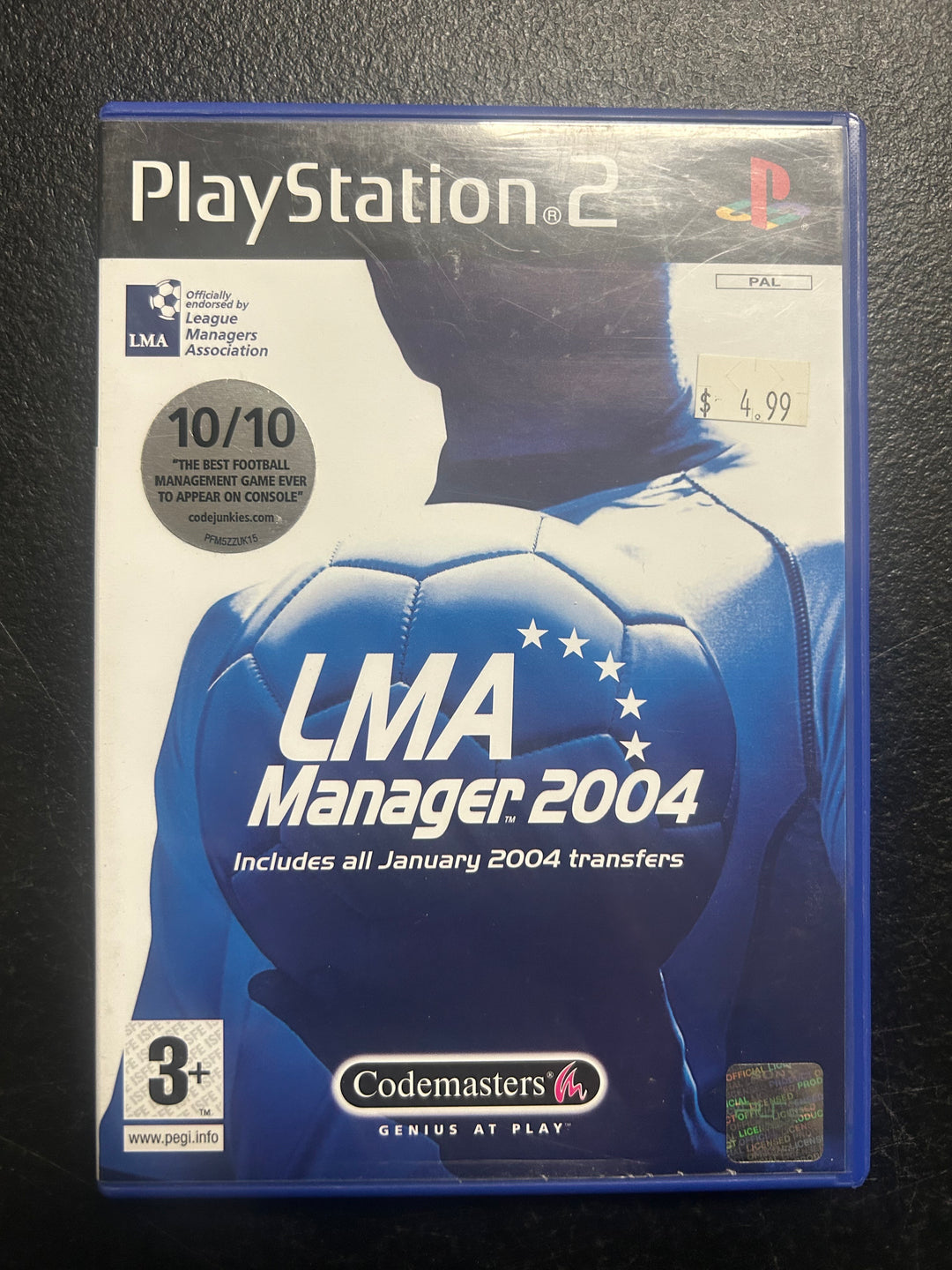 LMA Manager 2004 (PAL Import) - PS2 DI121925