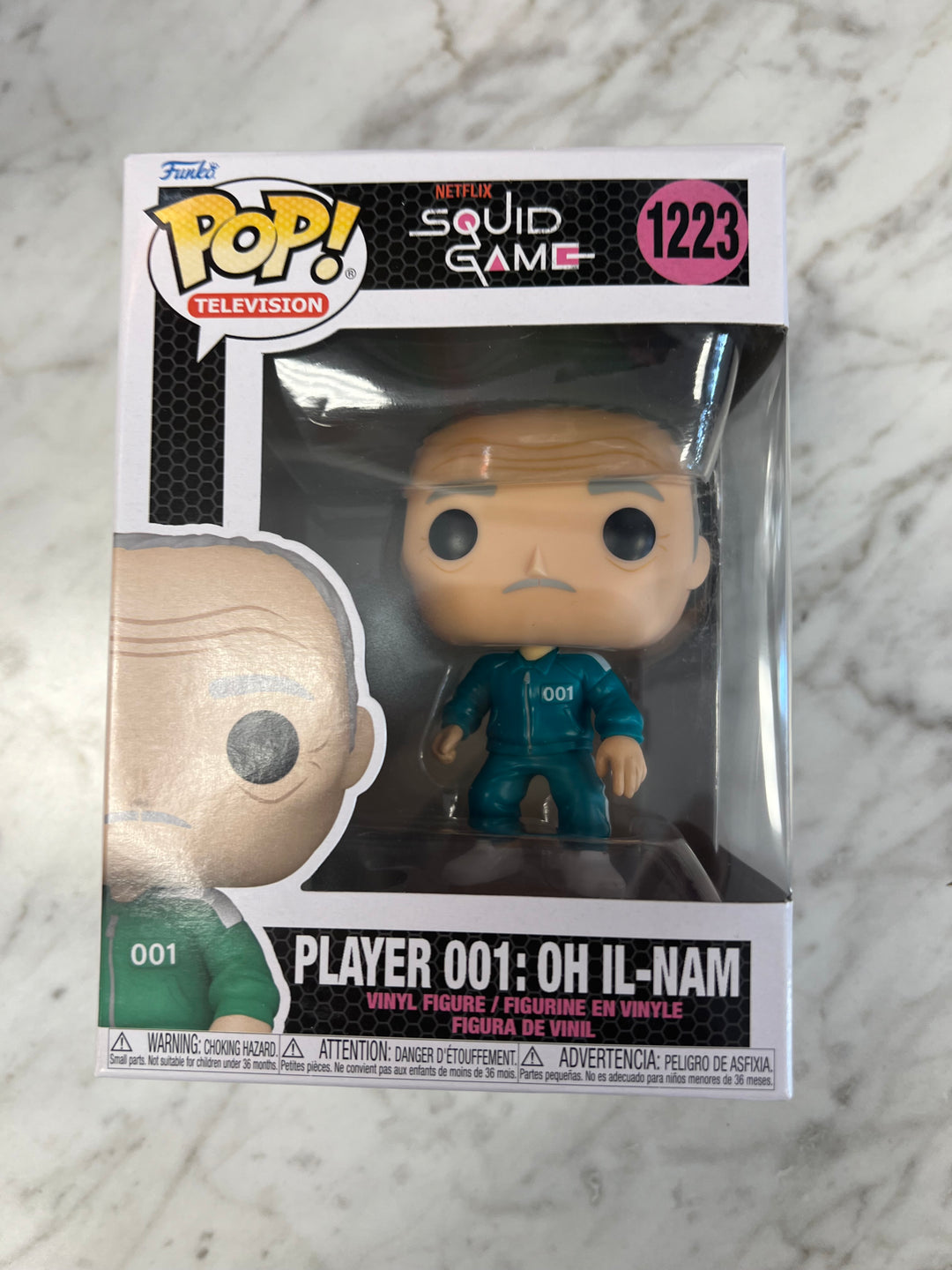 Funko Pop! Player 001: Oh Il-Nam #1223 Squid Game Netflix FP122224