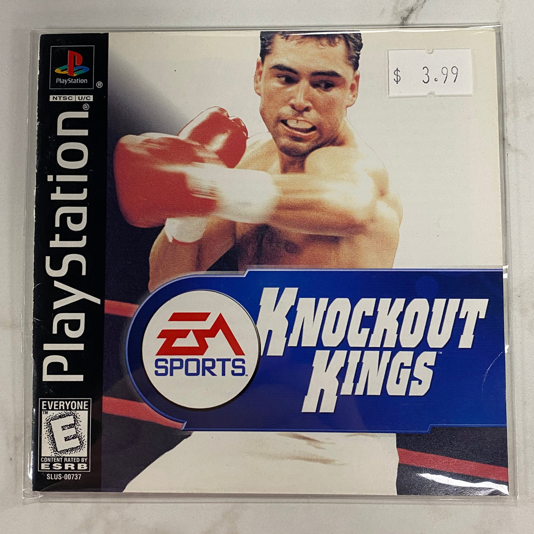 Knockout Kings - Playstation 1 PS1 Manual ONLY MO61226