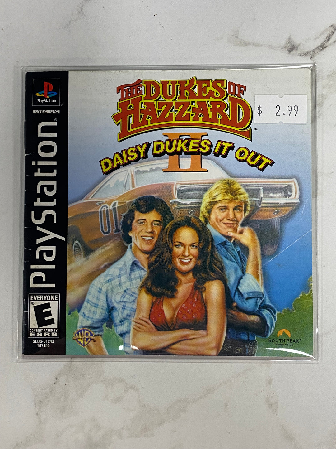 Dukes of Hazzard II Daisy Dukes It Out - Playstation 1 PS1 Manual ONLY MO61226