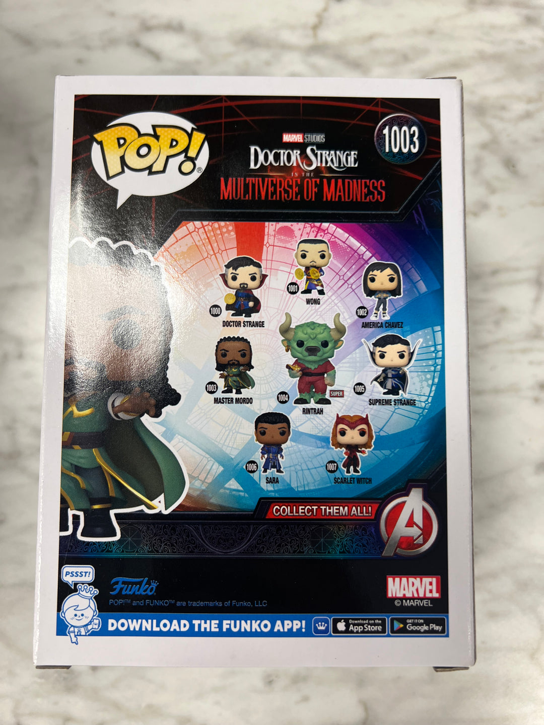 Funko Pop!  Master Mordo #1003 Doctor Strange and the Multiverse of Madness FP122224