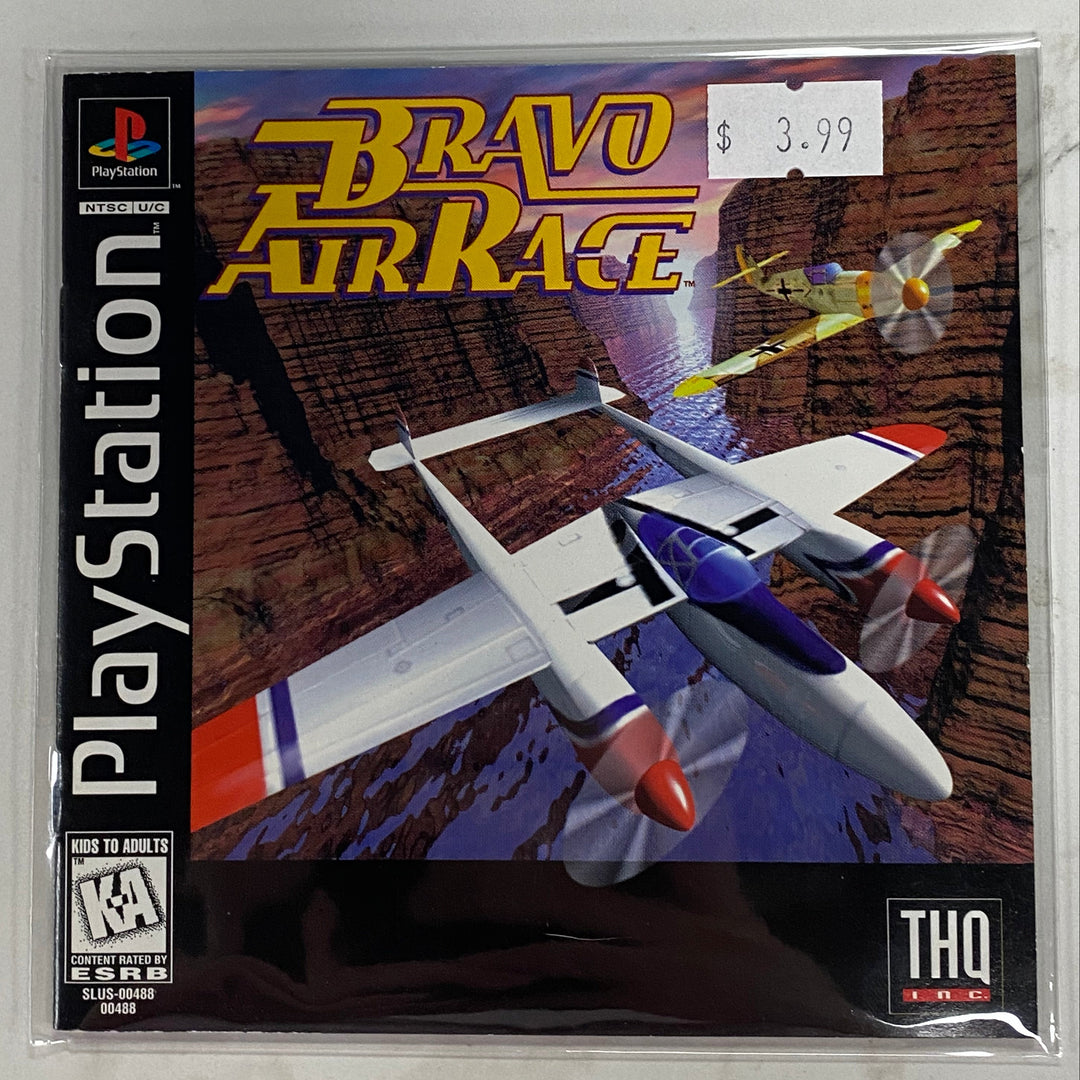 Bravo Air Race - Playstation 1 PS1 Manual ONLY MO61226
