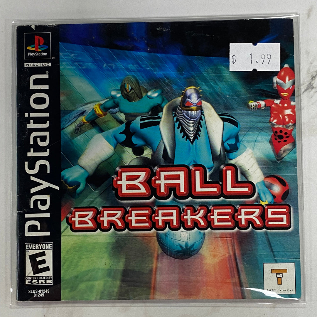 Ball Breakers - Playstation 1 PS1 Manual ONLY MO61226