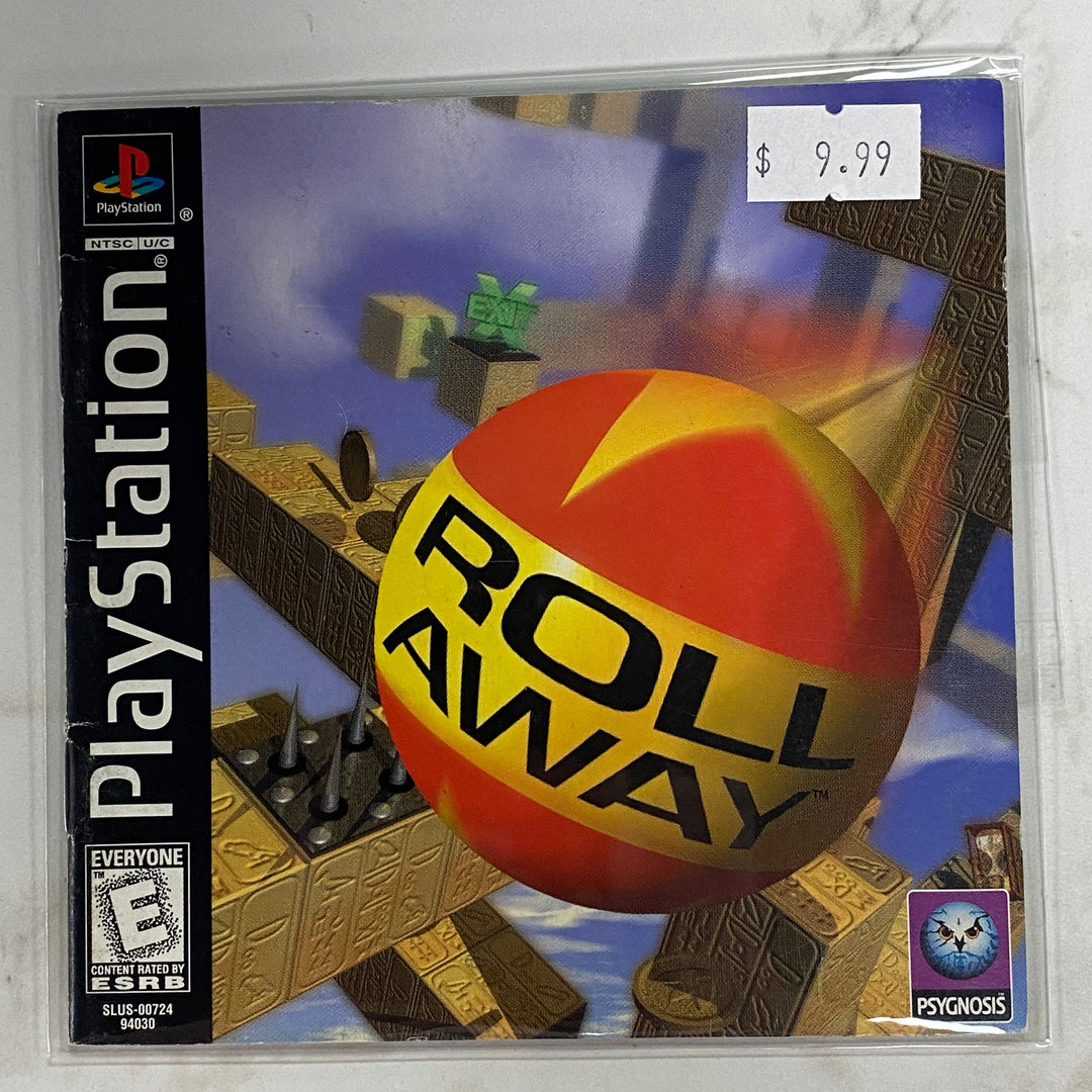 Roll Away - Playstation 1 PS1 Manual ONLY MO61226