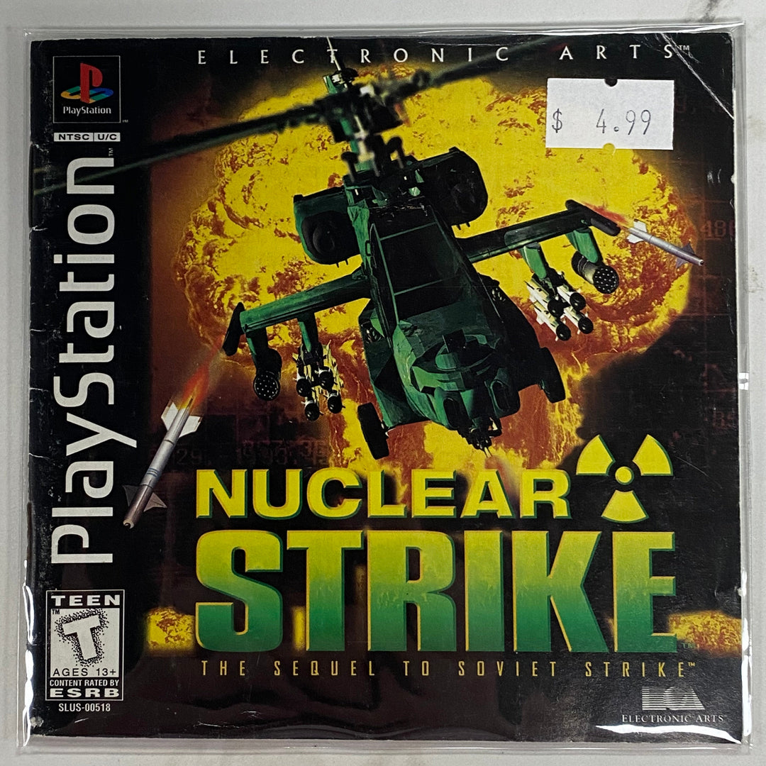 Nuclear Strike - Playstation 1 PS1 Manual ONLY MO61226
