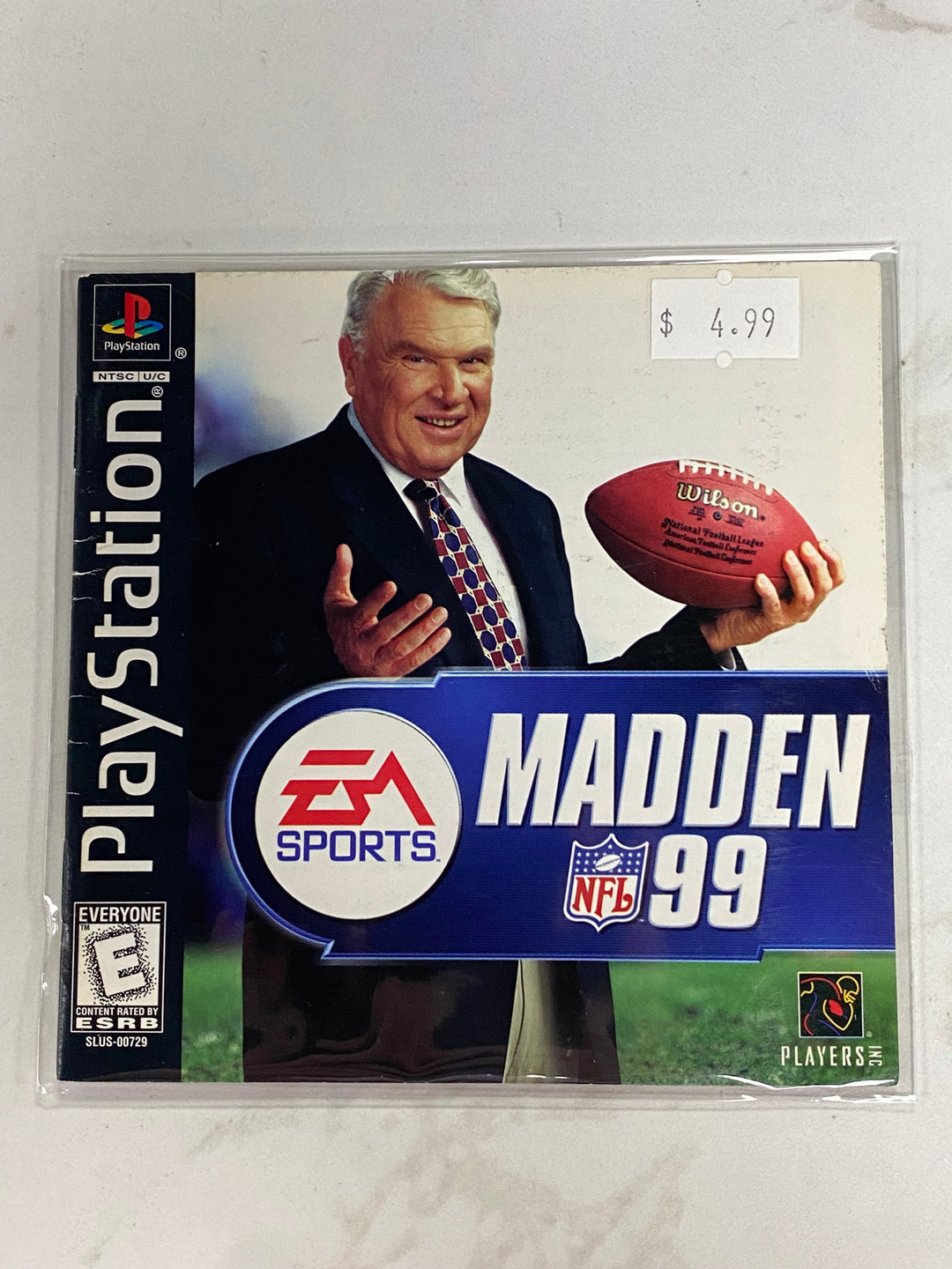 Madden 99 - Playstation 1 PS1 Manual ONLY MO61226