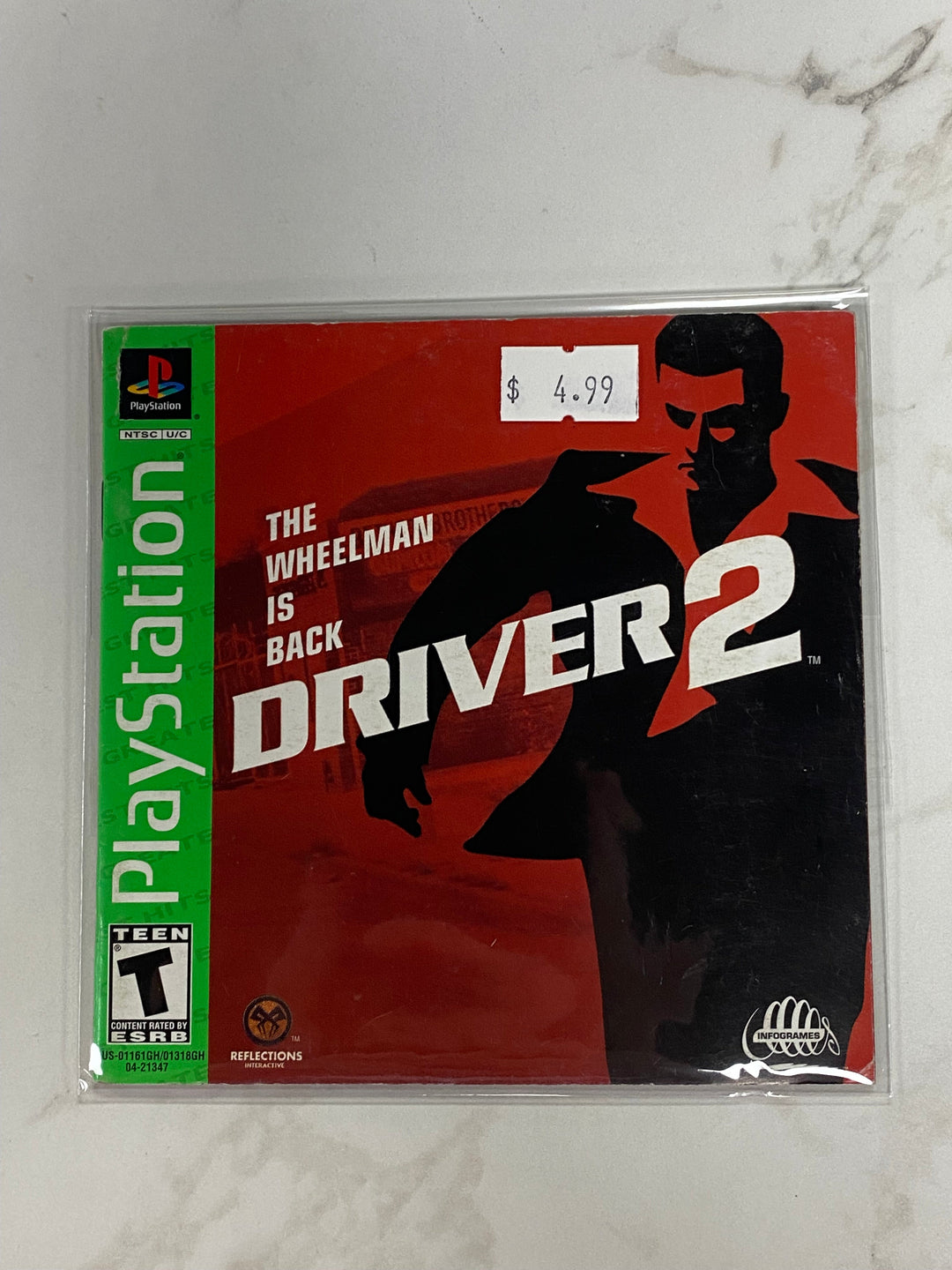 Driver 2 - Playstation 1 PS1 Manual ONLY MO61226