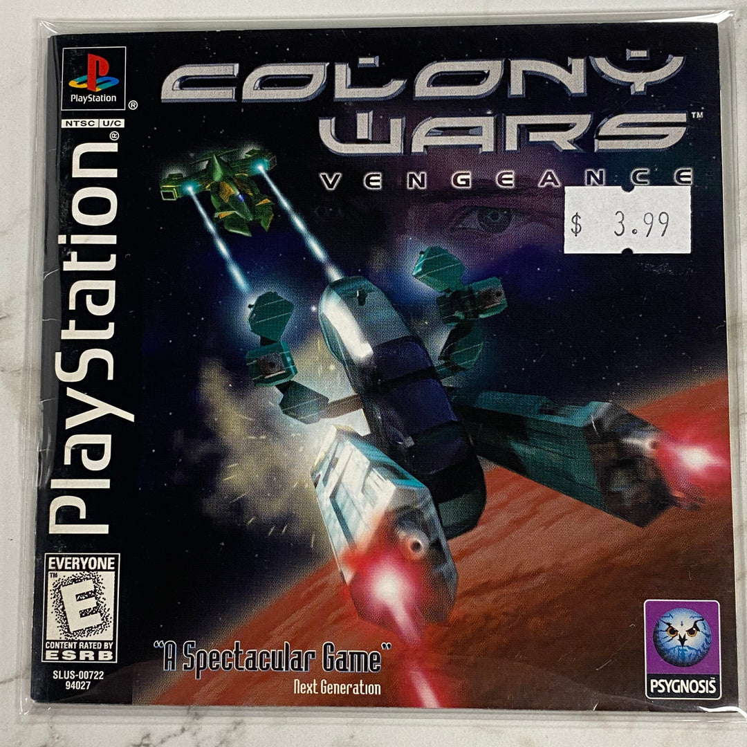 Colony Wars Vengeance - Playstation 1 PS1 Manual ONLY MO61326