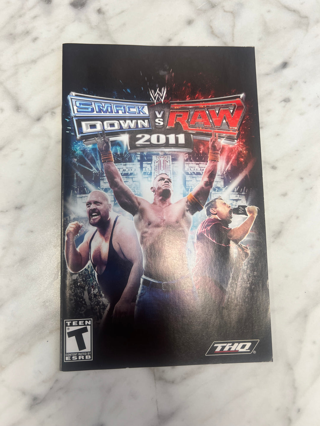 WWE Smackdown vs Raw 2011 PS2 Playstation 2 MANUAL ONLY MO92324