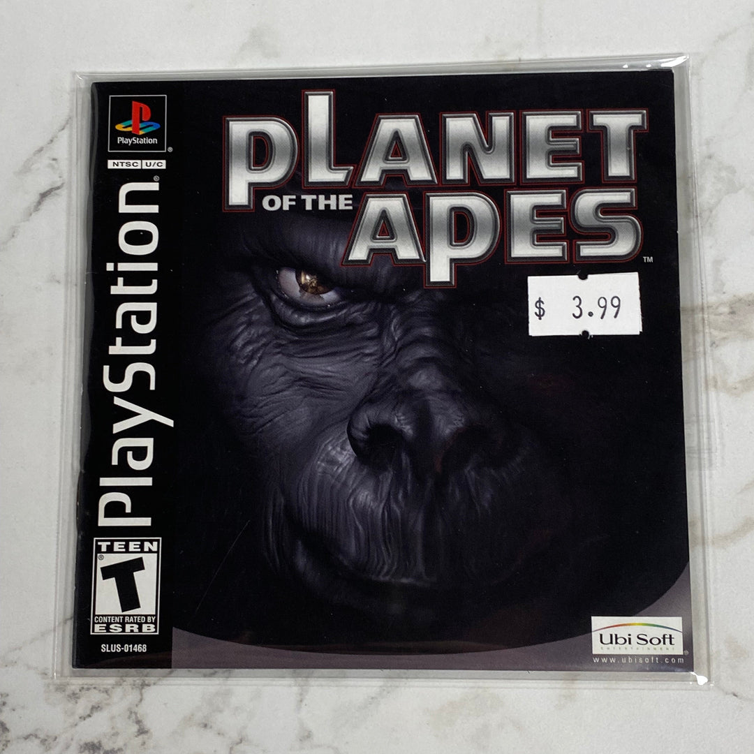 Planet of the Apes - Playstation 1 PS1 Manual ONLY MO61326