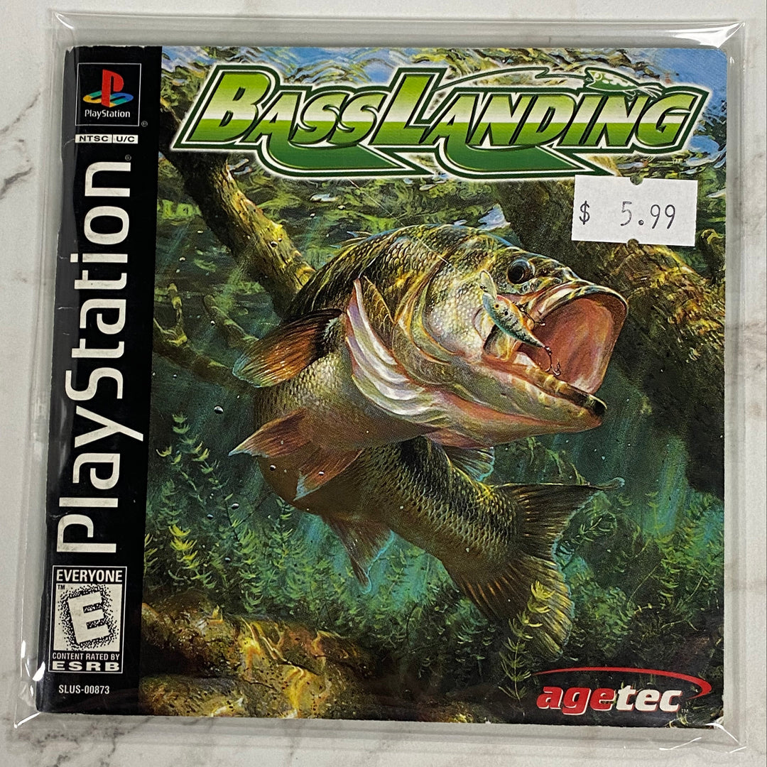 Bass Landing  - Playstation 1 PS1 Manual ONLY MO61326