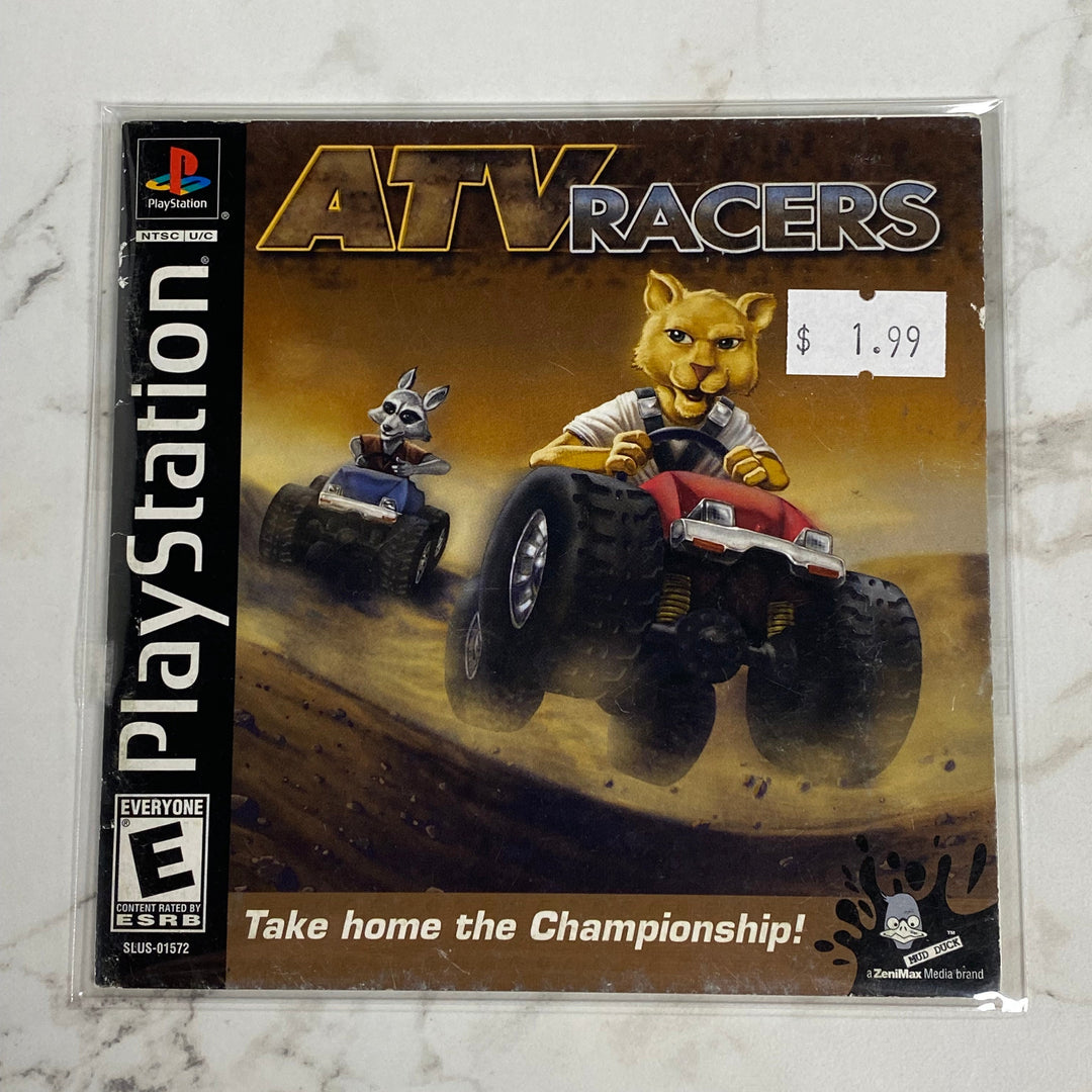ATV Racers  - Playstation 1 PS1 Manual ONLY MO61326
