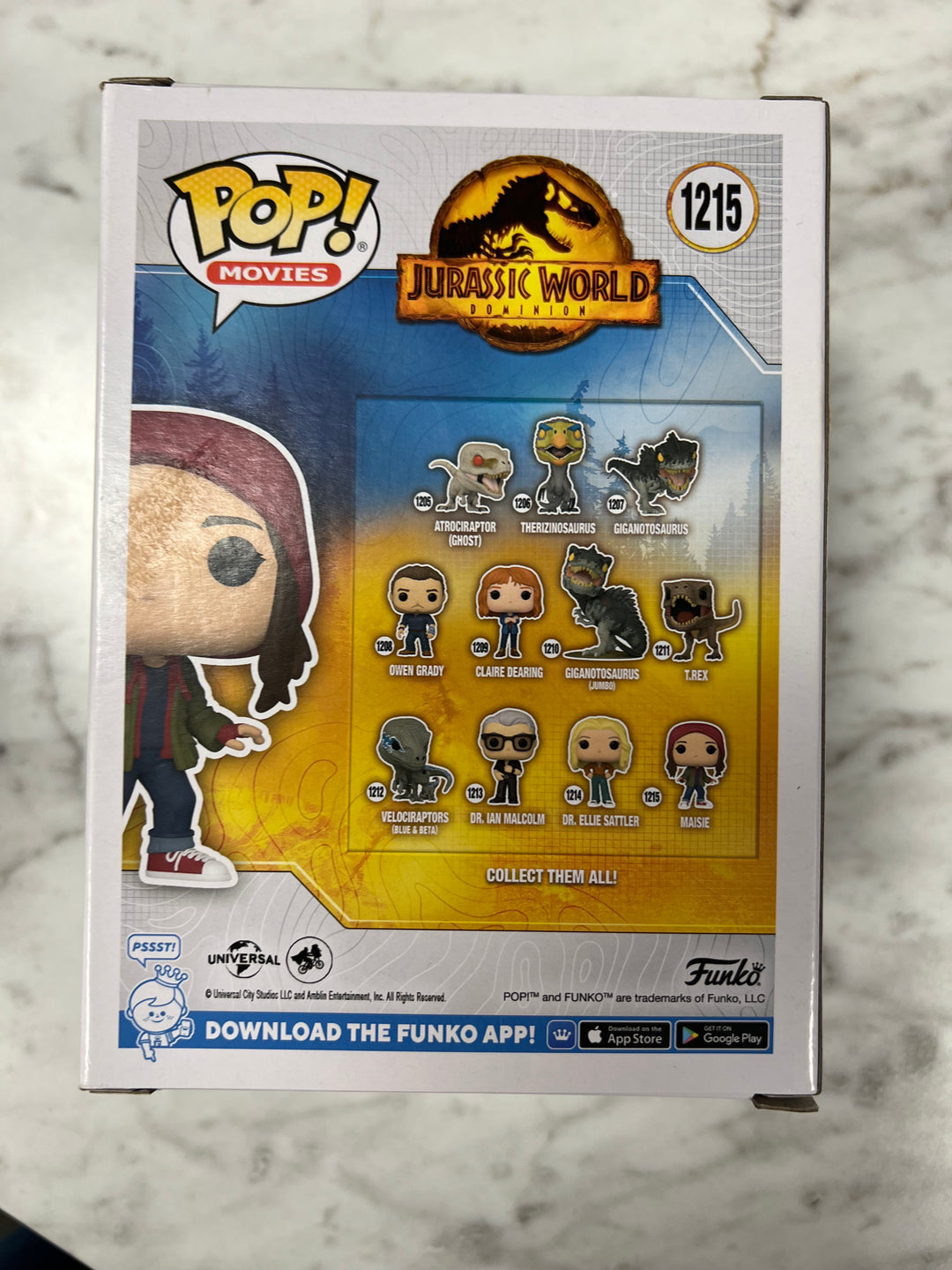 Funko Pop!  Maisie #1215 Jurassic World Dominion FP122224