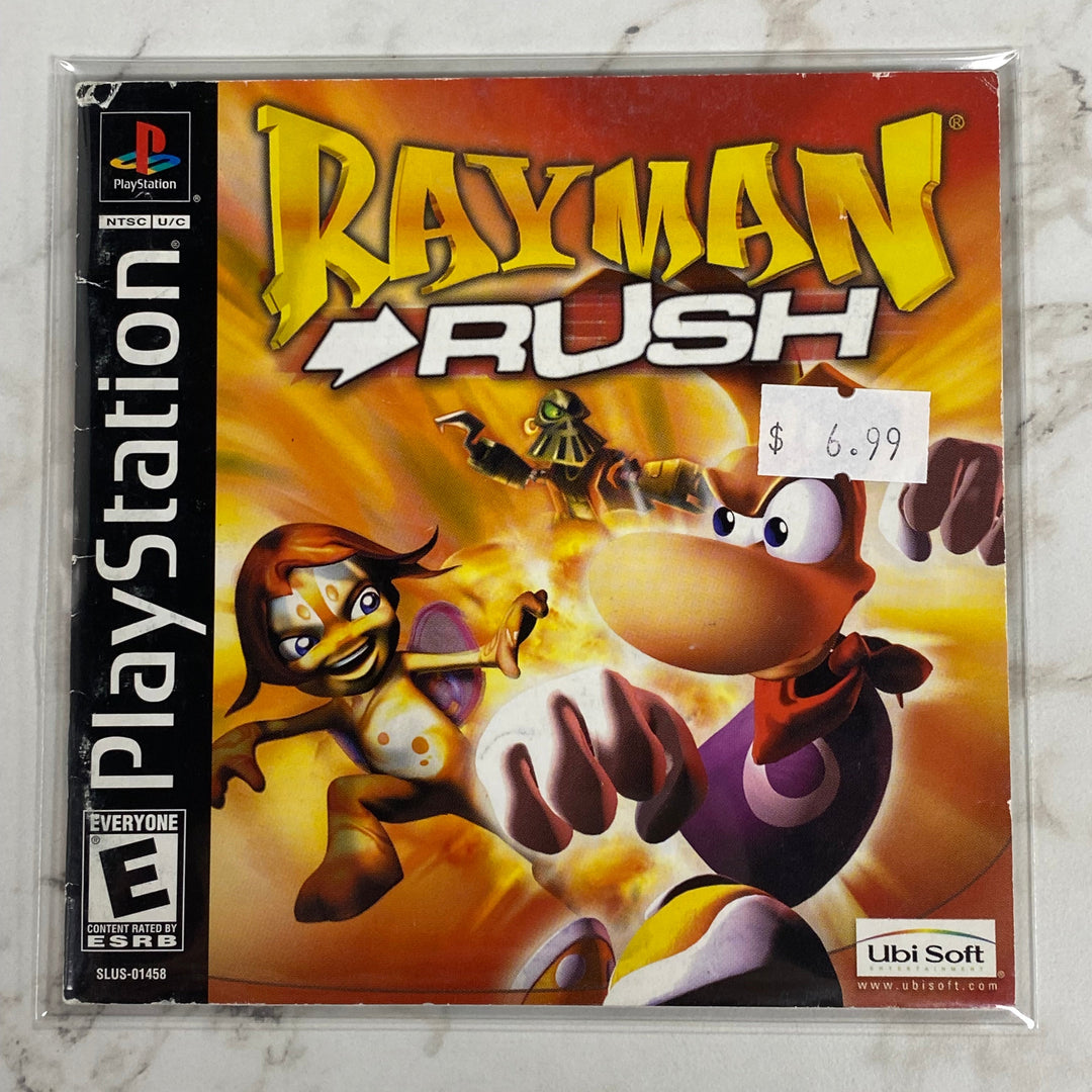 Rayman Rush - Playstation 1 PS1 Manual ONLY MO61326