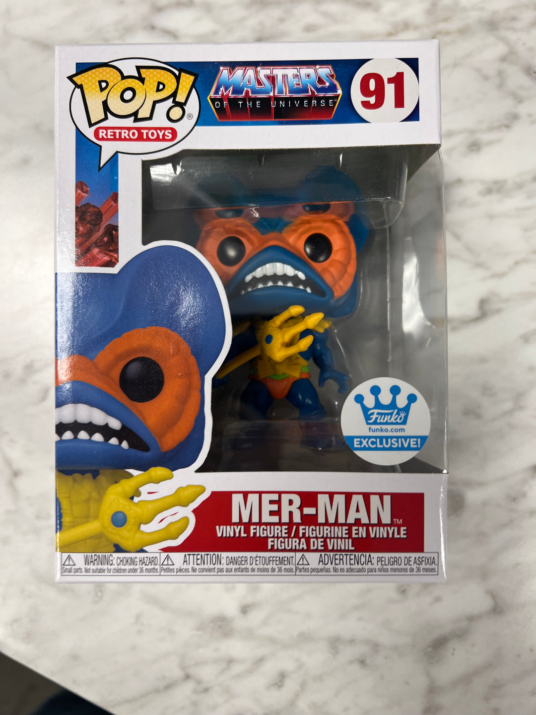 Funko Pop!  Mer-Man #91 Masters of the Universe FP122224