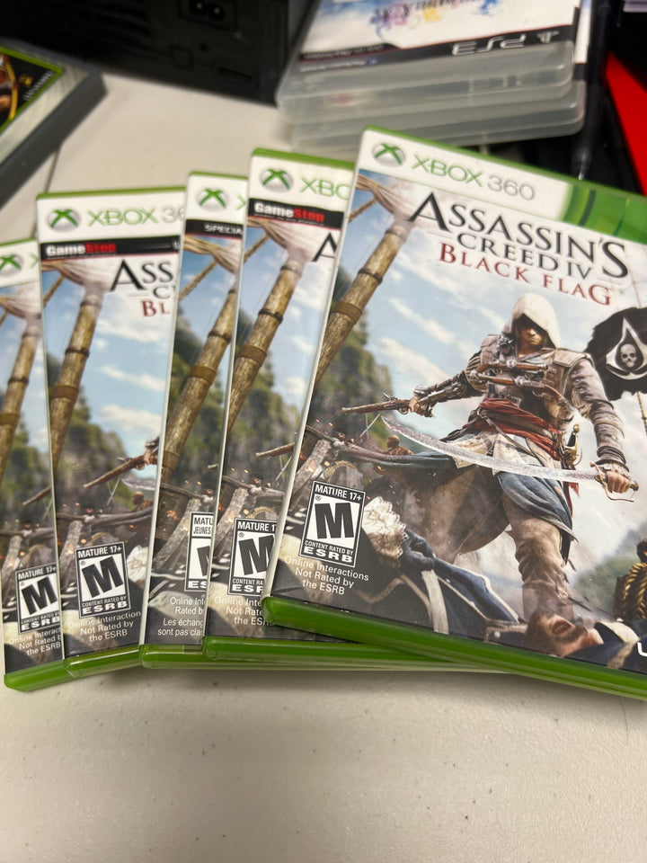 Assassin's Creed IV Black Flag for Microsoft Xbox 360 in case. Tested and Working.     OS102924