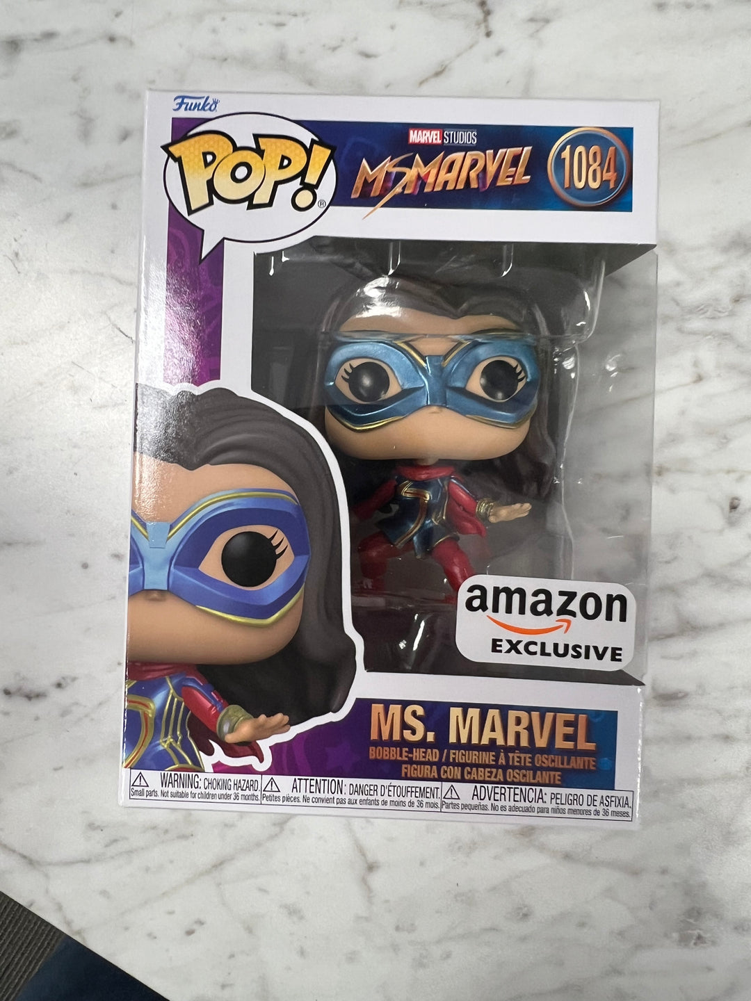 Funko Pop!  Ms. Marvel 1084 Amazon Exclusive  FP122224