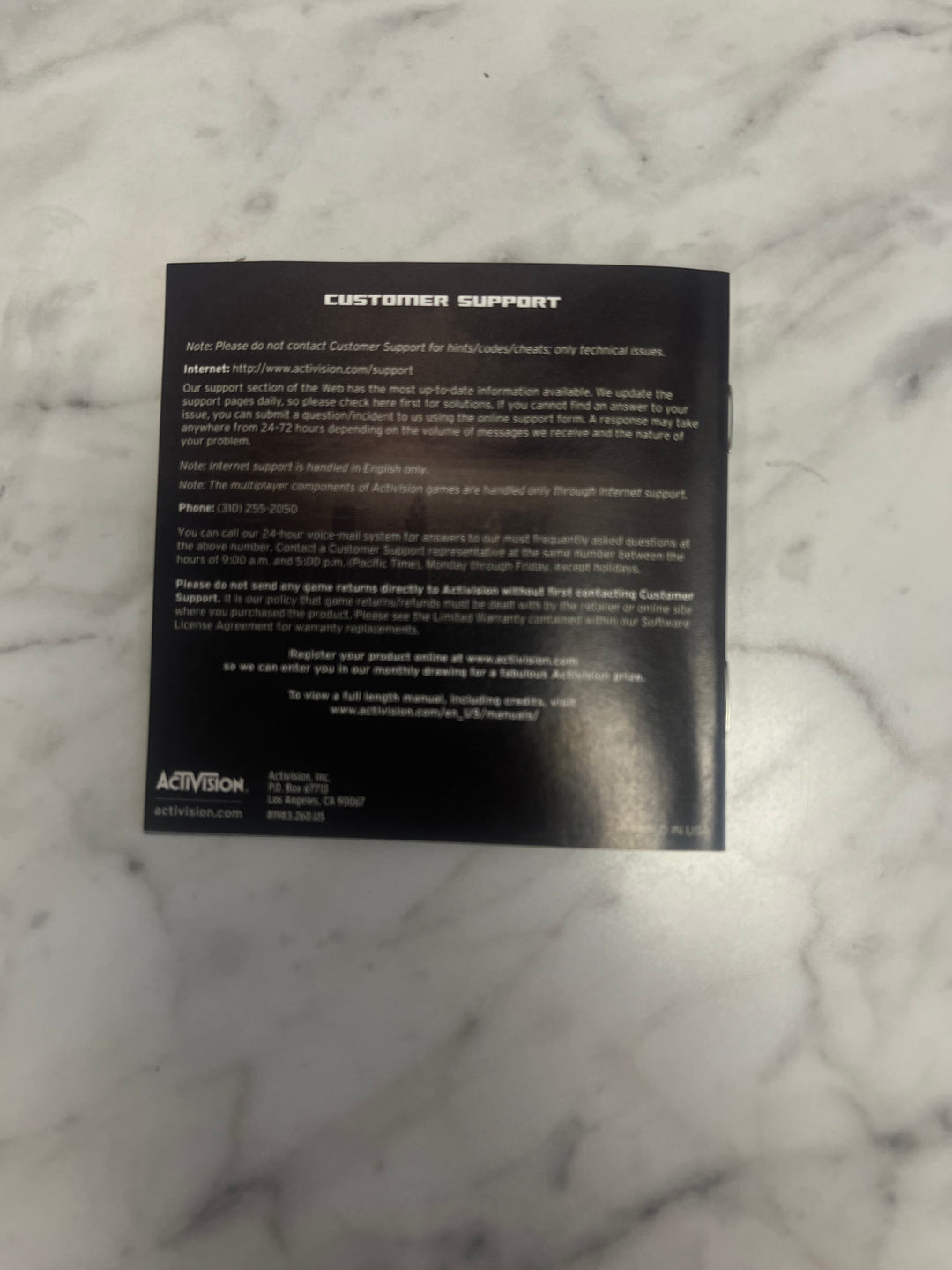 Transformers Autobots for Nintendo DS NDS MANUAL ONLY MO92324