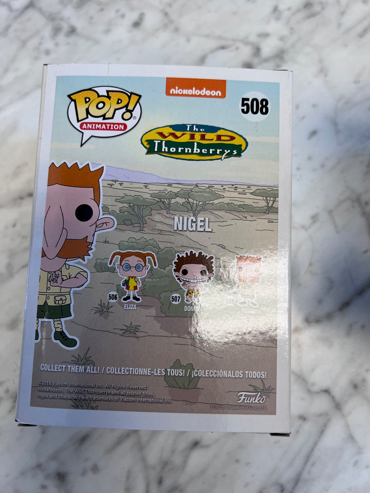 Funko Pop! Nigel #508 The Wild Thornberrys (Damaged Box) FP10525