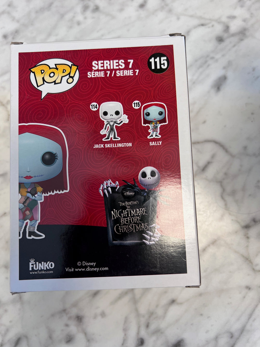 Funko Pop! Sally #115 Nightmare Before Christmas Hot Topic Exclusive FP10525