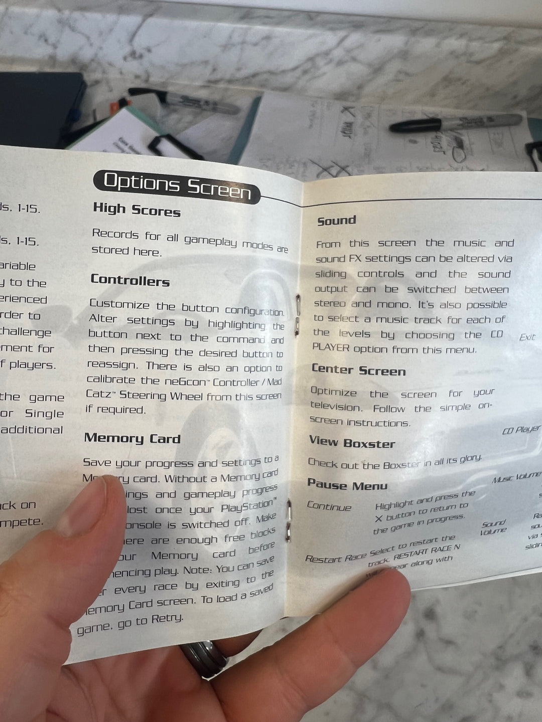 Porsche Challenge PS1 Manual ONLY MO41925