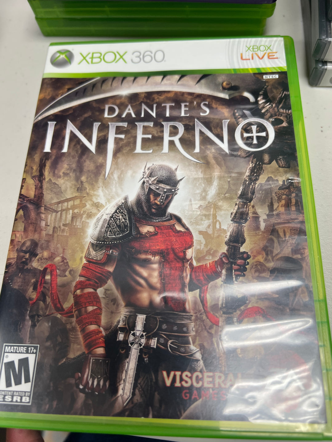 Dante's Inferno for Microsoft Xbox 360 in case. Tested and Working.     DO61124